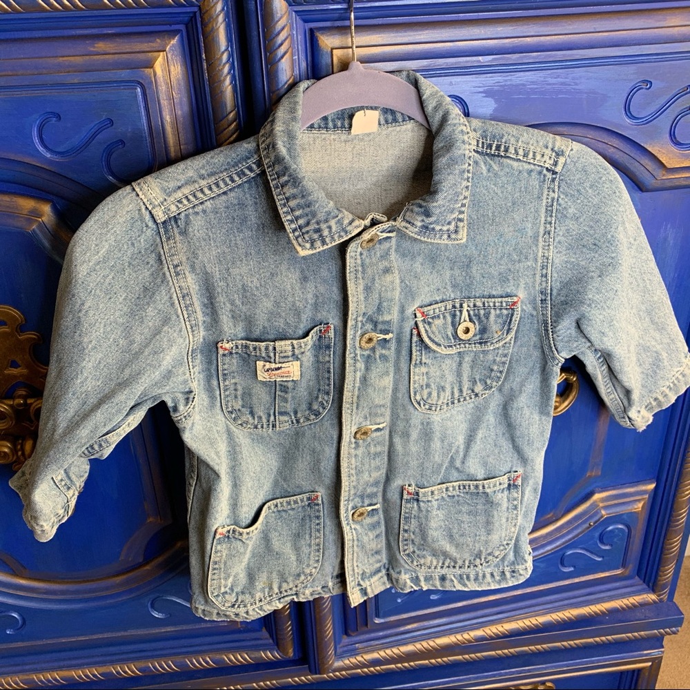 Vintage GAP Kids XXS Jean Jacket Denim 100% Cotton - Picture 1 of 6